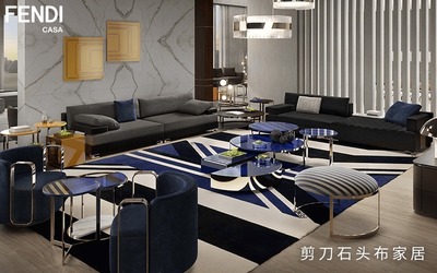 Fendi Casa扶手椅｜当金属线条邂逅永恒优雅，让家成为流动的艺术馆